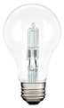 Shat-R-Shield Halogen LightBulb, A19, E26, 43W 43A19 CL2CT