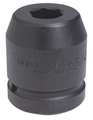 Proto 1 in Drive Impact Socket 1 1/2 in Size, Standard Socket, black oxide J10024T