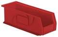 Lewisbins 40 lb Hang & Stack Storage Bin, Plastic, 5 1/2 in W, 5 in H, Red, 14 3/4 in L PB1405-5 Red