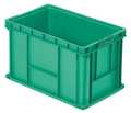 Orbis Straight Wall Container, Green, Polyethylene, 24 in L, 15 in W, 14 1/2 in H NSO2415-14 Green