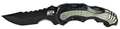 Smith & Wesson Folding Knife, Clip Point, Black, 3-7/16 In SWMP6BS