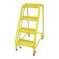 Cotterman 40 in H Steel Rolling Ladder, 4 Steps, 450 lb Load Capacity 1004N1820A3E10B3C2P6