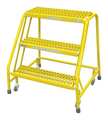 Cotterman Rolling Ladder, Steel, 30"H., Gray 1003N2630A3E30B3C1P6