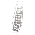 Cotterman 130 in H Steel Rolling Ladder, 10 Steps, 450 lb Load Capacity 1510R2632A1E10B4W5C1P6