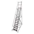 Cotterman 192 in H Steel Rolling Ladder, 15 Steps, 450 lb Load Capacity 1515R3242A3E10B4W4C1P3