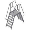Cotterman Crossover Ladder, 6 Step, Aluminum, 90In. H 6SPA24A7C50P3