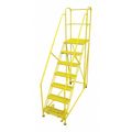 Cotterman Work Platform, 7 Step, Steel, 106In. H. 7WP2436RA3B4B8AC2P6