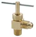 Parker Needle Valve, 3/8x1/4 In., Flare-Male Pipe NV101F-6-4
