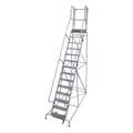 Cotterman 212 in H Steel Rolling Ladder, 17 Steps, 450 lb Load Capacity 1X17R3248A3E30B4W4C1P2