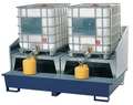 Denios Intermediate Bulk Container Dispensing Unit, 385 gal Spill Capacity, 10,000 lb., Steel K17-8005