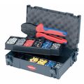 Knipex Crimper and Connector Kit, Overall Length 7 in, Capacity 20 to 10 AWG, Ergonomic 97 90 23