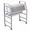 Luxor Steel, Plastic Open Charging Cart 16 Tablets Per Cart, 27"L x 14-3/4"W x 30"H LOTM16
