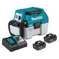 Makita 18V LXT® Brushless 2.0Gal HEPA Wet/Dry Canister Vacuum Kit (5.0Ah) XCV11T