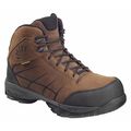 Nautilus Safety Footwear Boot, Mid Hiker, BRN, WP, NB, Leather, 15M, PR N1845