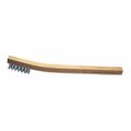 Pferd 3x7 Welders Toothbrush - Stainless Wire, Wooden Block 85055
