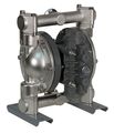Dayton Double Diaphragm Pump, 316 Stainless Steel, Air Operated, PTFE, 46 GPM 22A607