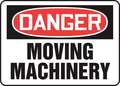 Accuform Danger Sign, 10" Height, 14" Width, Aluminum, Rectangle, English MEQM060VA