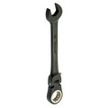 Proto Black Chrome Combo Locking Flex-Ratcheting Wrench 9/16"-Spline JSCV18F