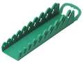 Sk Professional Tools Wrench Rack, 7 Slot, 2-1/4 In. W, Green 1086G
