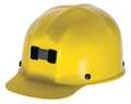 Msa Safety Front Brim Hard Hat, Type 1, Class G, Staz-On, Yellow 91585