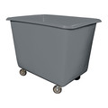 Royal Basket Trucks Cube Truck, 1/2 cu. yd., 600 lb. Cap, Gray G12-GRX-PGA-4UNN