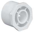 Zoro Select PVC Reducing Bushing, Spigot x Socket, 3/4 in x 1/2 in Pipe Size 437101BC