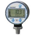 Ashcroft Digital Pressure Gauge, 0 to 100 psi, 1/4 in MNPT, Plastic, Black DG2551N1NAM02L100#-