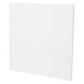 Zoro Select White Polypropylene Sheet Stock 12" L x 12" W x 0.375" Thick BULK-PS-PP-579