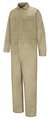 Vf Imagewear Flame Resistant Coverall, Khaki, 100% Cotton, 42 CED2KH LN 42
