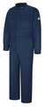 Vf Imagewear Flame Resistant Coverall, Navy, Cotton/Nylon, 50 CLB6NV LN 50