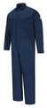 Bulwark Flame Resistant Coverall, Navy, 100% Cotton, M CEH2NV RG M