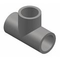 Zoro Select PVC Tee, Socket x Socket x Socket, 8 in Pipe Size 801-080