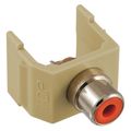 Hubbell Premise Wiring Inline Coupler, RCA, Duplex, Ivory SFRCOREI