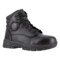 Iron Age Size 10-1/2 Men's 6 in Work Boot Steel Work Boot, Black IA5150