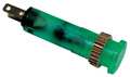 Dayton Flush Indicator Light, 8mm, 24V, Green 22NY74