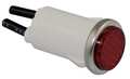 Dayton Flush Indicator Light, Red, 12V 22NY41