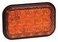 Maxxima Park/Front Turn, 15 LED, Rectangle, Amber M42213Y