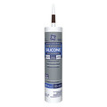 Ge Window & Door Sealant, 10.1 oz, Cartridge, Bronze, Silicone Base GE412A