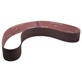 Norton Abrasives Sanding Belt, Coated, 2 1/2 in W, 60 in L, 120 Grit, Fine, Aluminum Oxide, R228 Metalite, Brown 78072721580