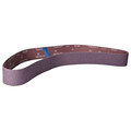 Norton Abrasives Sanding Belt, Coated, 2 in W, 30 in L, 120 Grit, Medium, Aluminum Oxide, R228 Metalite, Brown 78072762561