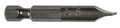 Apex Tool Group Power Bit, SAE, 1/4", Hex Power Drive, PK5 320-2X-5PK