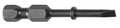 Apex Tool Group Power Bit, SAE, 1/4", Hex Power Drive, PK5 322-OOOLX-5PK