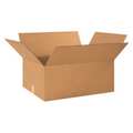 Zoro Select Corrugated Boxes, 26" x 18" x 10", Kraft, 15/Bundle 22XL33