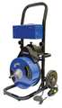 Westward 75 ft Corded Drain Cleaning Machine, 120V AC 22XP38
