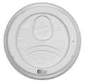 Dixie Lid for 10 oz. Hot Cup, Dome, Sip Through, White, Pk1000 DL9540