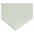 Crownhill Corrugated Plastic Sheets, 48 x 7", Natural, 4mm thick G-8061