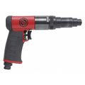 Chicago Pneumatic 1/4 Inch Hex Shank Air Screwdriver, Non-Shut-off-clutch, Max Torque 7 ft. lbf / 9.5 Nm - 800 RPM CP2817