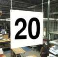 Stranco Hanging Aisle Sign, Legend 20 HPS-FS1212-20