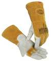 Caiman TIG Welding Gloves, Goatskin Palm, L, PR 1868-5