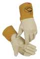 Caiman MIG Welding Gloves, Cowhide Palm, L, PR 1869-5